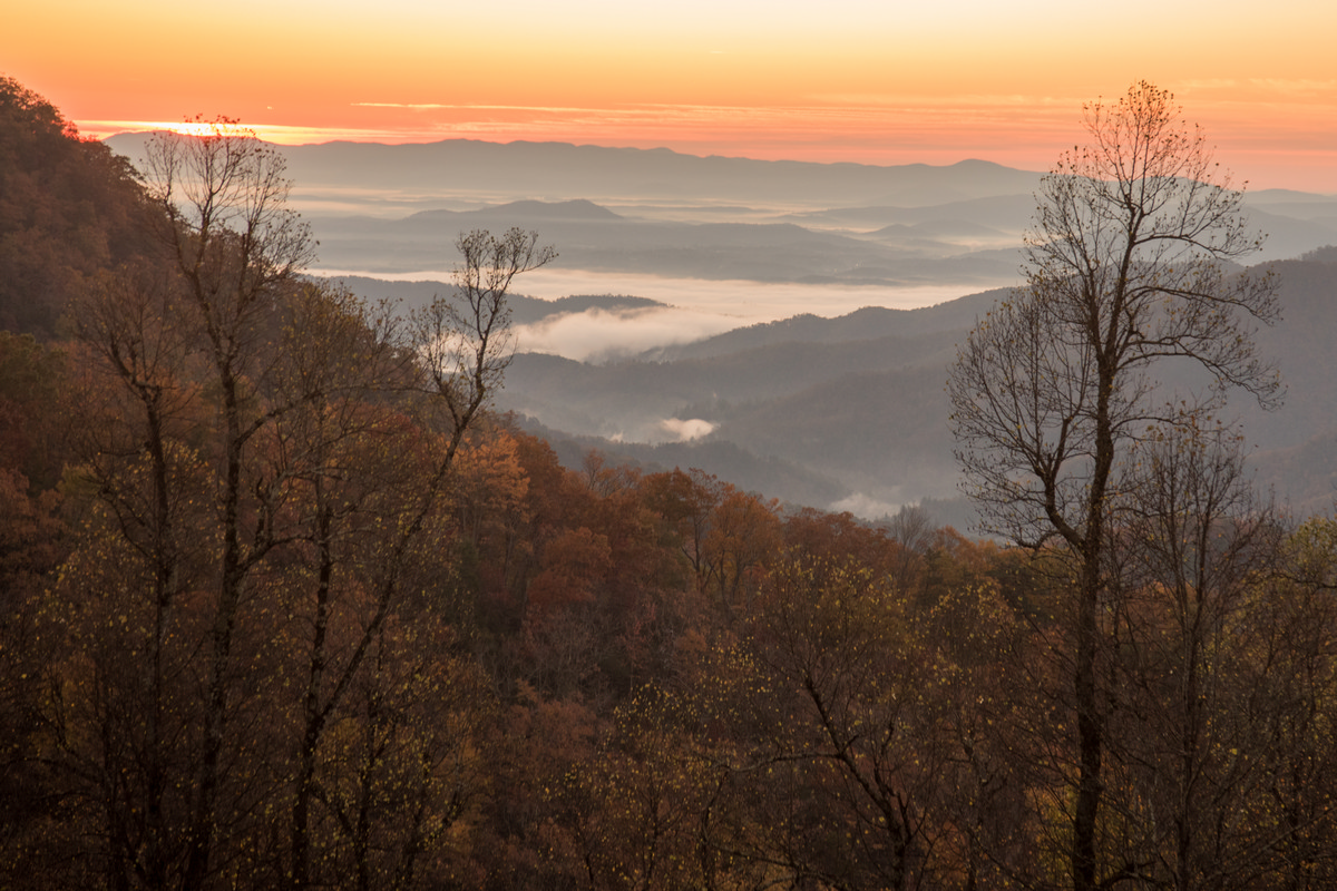 Mount Mitchell Sate Park, Asheville North Carolina - Sunrise